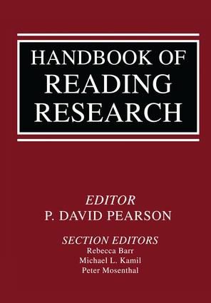 Imagen del vendedor de Handbook of Reading Research a la venta por moluna