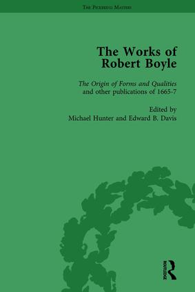 Seller image for The Works of Robert Boyle, Part I Vol 5 for sale by moluna