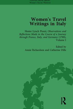 Seller image for Women\ s Travel Writings in Italy, Part I Vol 3 for sale by moluna