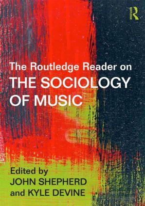 Bild des Verkufers fr The Routledge Reader on the Sociology of Music zum Verkauf von moluna