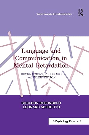 Seller image for Rosenberg, S: Language and Communication in Mental Retardati for sale by moluna