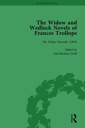 Imagen del vendedor de The Widow and Wedlock Novels of Frances Trollope Vol 1 a la venta por moluna