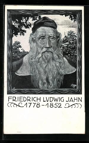 Bild des Verkufers fr Ansichtskarte Friedrich Ludwig Jahn, 1778-1852 zum Verkauf von Bartko-Reher