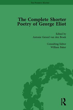 Image du vendeur pour The Complete Shorter Poetry of George Eliot Vol 2 mis en vente par moluna