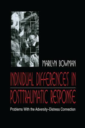 Image du vendeur pour Bowman, M: individual Differences in Posttraumatic Response mis en vente par moluna