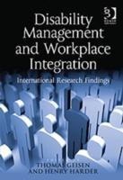 Seller image for Harder, H: Disability Management and Workplace Integration for sale by moluna