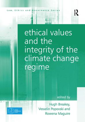 Imagen del vendedor de Ethical Values and the Integrity of the Climate Change Regime a la venta por moluna