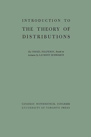 Bild des Verkufers fr Introduction to the Theory of Distributions zum Verkauf von moluna