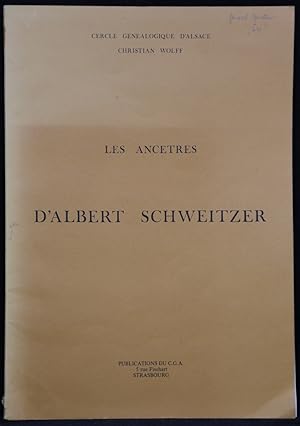 Les ancêtres d'Albert Schweitzer.