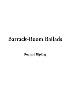 Seller image for BARRACK ROOM BALLADS for sale by moluna