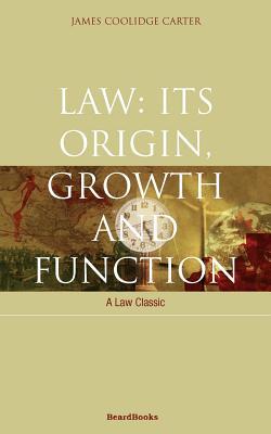 Imagen del vendedor de Law: Its Origin, Growth and Function a la venta por moluna