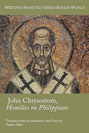 Bild des Verkufers fr John Chrysostom, Homilies on Philippians zum Verkauf von moluna