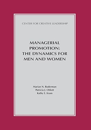 Bild des Verkufers fr Managerial Promotion: The Dynamics for Men and Women zum Verkauf von moluna