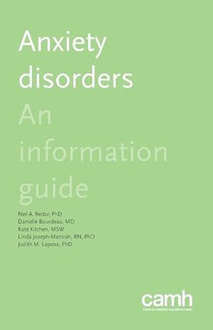 Bild des Verkufers fr Anxiety Disorders: An Information Guide zum Verkauf von moluna