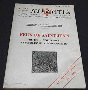 Bild des Verkufers fr Feux de Saint-Jean ? Rites - Coutumes ? Symbolisme - Johannisme zum Verkauf von Librairie Sedon