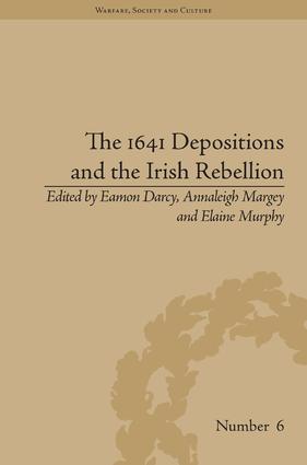 Seller image for The 1641 Depositions and the Irish Rebellion for sale by moluna