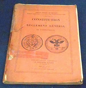 Constitution et Règlement Général de l'Association – Grand Orient de France