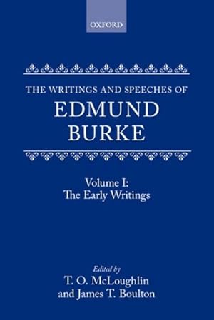 Immagine del venditore per Writings and Speeches of Edmund Burke : The Early Writings venduto da GreatBookPrices