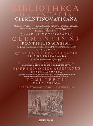 Imagen del vendedor de Bibliotheca Orientalis Clementino-Vaticana (Vol 3) a la venta por moluna