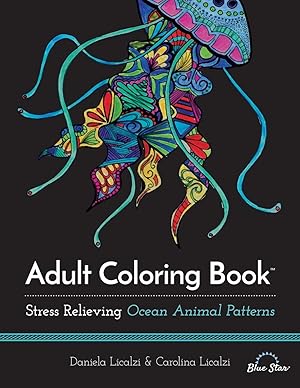 Imagen del vendedor de Adult Coloring Book: Ocean Animal Patterns a la venta por moluna