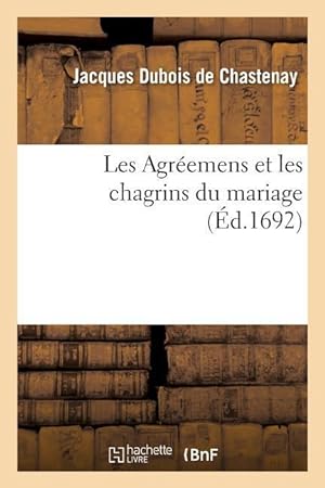 Bild des Verkufers fr Les Agreemens Et Les Chagrins Du Mariage zum Verkauf von moluna