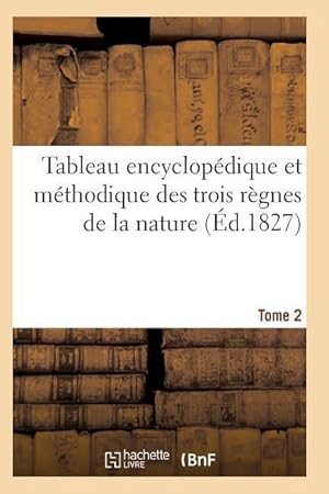 Bild des Verkufers fr Tableau Encyclopedique Et Methodique Des Trois Regnes de la Nature. Tome 2 zum Verkauf von moluna