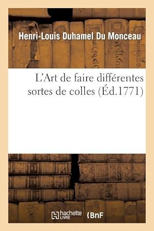 Bild des Verkufers fr L\ Art de Faire Differentes Sortes de Colles zum Verkauf von moluna