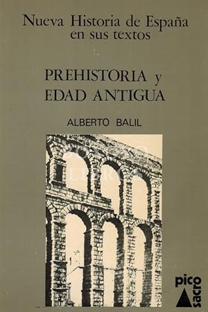 Seller image for Nueva Historia de Espaa en sus textos. Prehistoria y Edad Antigua for sale by Boxoyo Libros S.L.