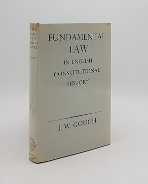 Imagen del vendedor de FUNDAMENTAL LAW IN ENGLISH CONSTITUTIONAL HISTORY a la venta por Rothwell & Dunworth (ABA, ILAB)