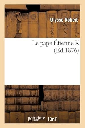 Bild des Verkufers fr Le Pape Etienne X zum Verkauf von moluna