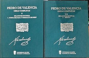 Immagine del venditore per Obras completas ? V ? Relaciones de Indias 1. Nueva Granada y Virreinato de Per ? V2 ? Relaciones de Indias 2. Mxico venduto da Paraso Lector