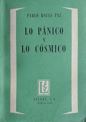 Seller image for Lo pnico y lo csmico for sale by Librera Reencuentro