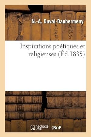 Seller image for Inspirations Poetiques Et Religieuses for sale by moluna