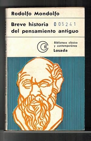 Seller image for Breve historia del pensamiento griego. for sale by La Librera, Iberoamerikan. Buchhandlung