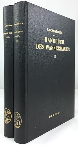 Imagen del vendedor de Handbuch des Wasserbaues in zwei Bnden (komplett). Dritte unvernderte Auflage. Erster Band: Mit Textabbildung 1 - 722 und Zalentafel 1 - 87. / Zweiter Band: Mit Textabbildung 723 - 2049 und Zahlentafel 88 - 113. a la venta por Antiquariat Heiner Henke