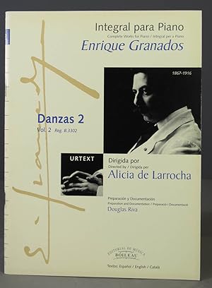 Bild des Verkufers fr Danzas 2. Enrique Granados, Douglas Riva, Alicia de Larrocha zum Verkauf von EL DESVAN ANTIGEDADES