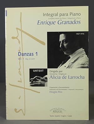 Bild des Verkufers fr Danzas 1. Enrique Granados, Douglas Riva, Alicia de Larrocha zum Verkauf von EL DESVAN ANTIGEDADES