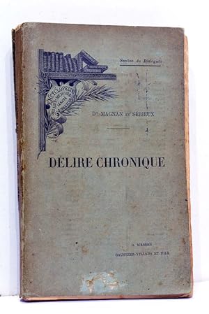 Seller image for Le dlire chronique  volution systmatique. for sale by ltimo Captulo S.L.