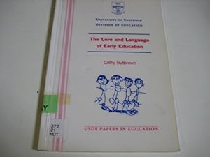 Seller image for Lore and Language of Early Education, The (USDE Papers in Education) for sale by WeBuyBooks