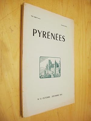 Pyrénées Octobre-Décembre 1951 n° 8 bulletin pyrénéen n°251