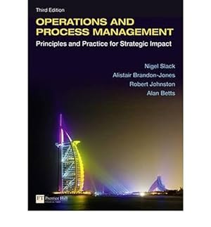 Seller image for Operations and Process Management: Principles and Practice for Strategic Impact for sale by WeBuyBooks