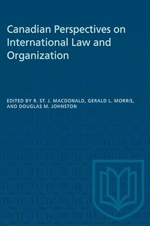 Immagine del venditore per Canadian Perspectives on International Law and Organization venduto da moluna
