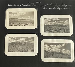 MOHAVE DESERT, CALIFORNIA 1946-47 PHOTO ALBUM