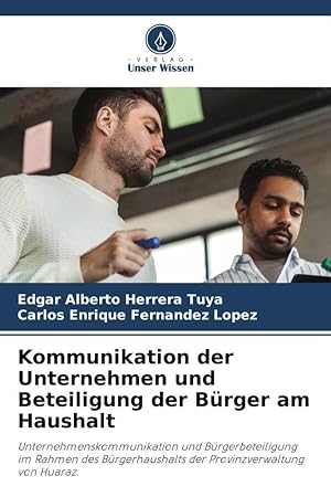 Imagen del vendedor de Kommunikation der Unternehmen und Beteiligung der Brger am Haushalt a la venta por moluna