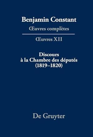 Bild des Verkufers fr Discours  la Chambre des dputs (1819-1820) zum Verkauf von moluna