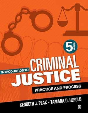 Bild des Verkufers fr Introduction to Criminal Justice: Practice and Process zum Verkauf von moluna