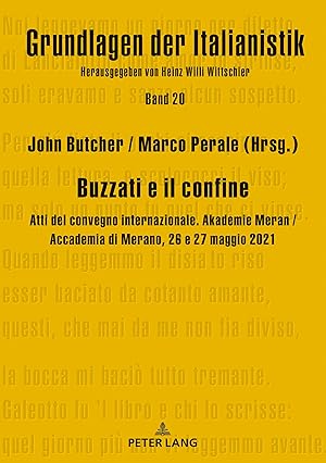 Seller image for Buzzati e il confine for sale by moluna