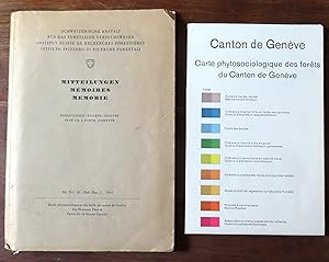 Seller image for Etude phytosociologique des forts du canton de Genve. for sale by La Bergerie