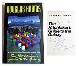 Seller image for The Hitchhiker's Guide to the Galaxy (Signed by Adams, 1st 1997 Trade PB Ed) for sale by Bookcharmed Books IOBA