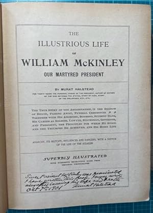 Imagen del vendedor de THE ILLUSTRIOUS LIFE OF WILLIAM McKINLEY, Our Martyred President a la venta por NorthStar Books